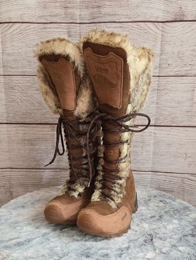 Lafuma Faux Fur Winter Boots, Womens Size 7.5